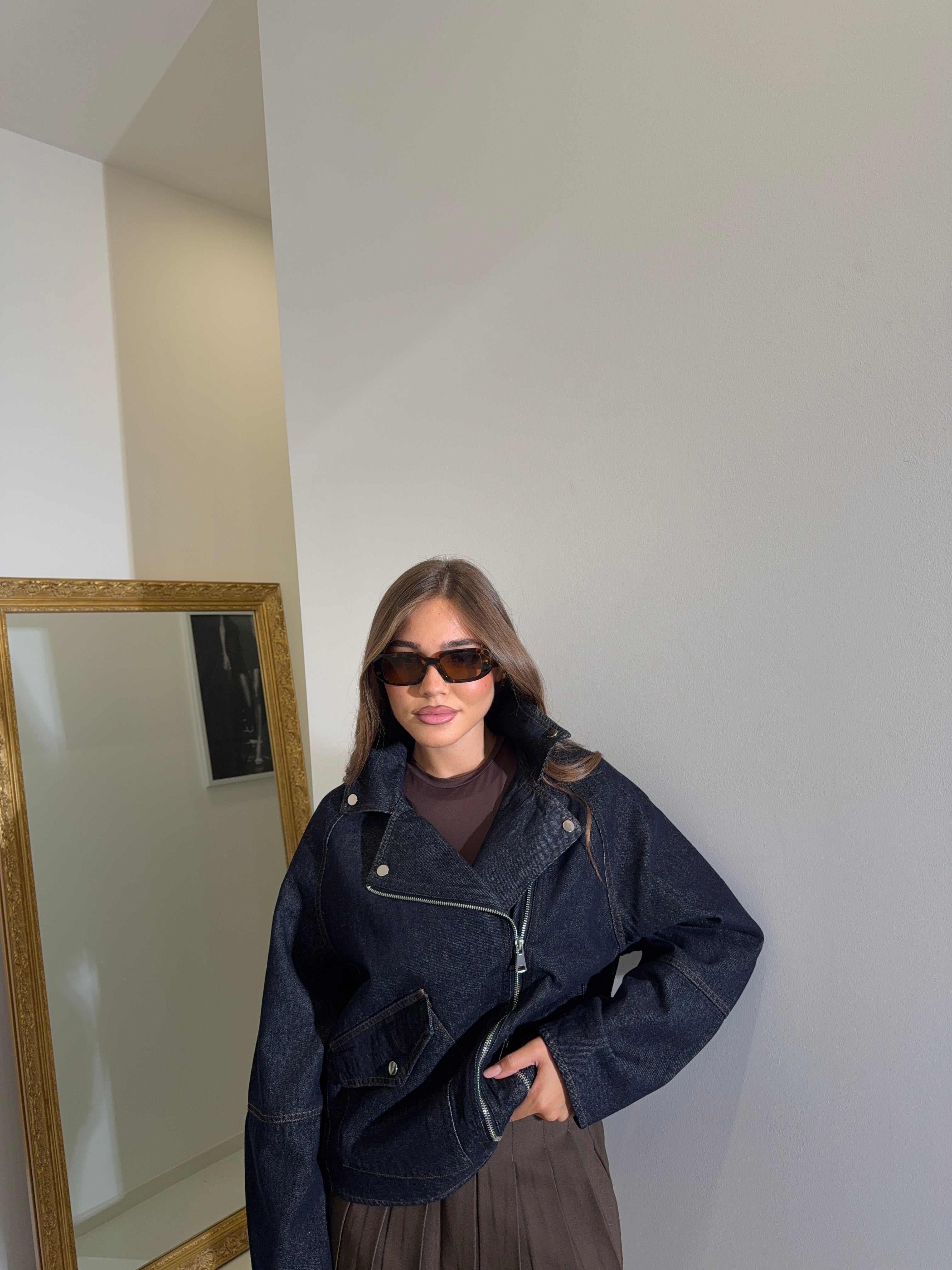 Chiodo in denim